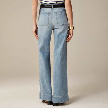 👖Tummy Control Sailor Wide Leg Trouser