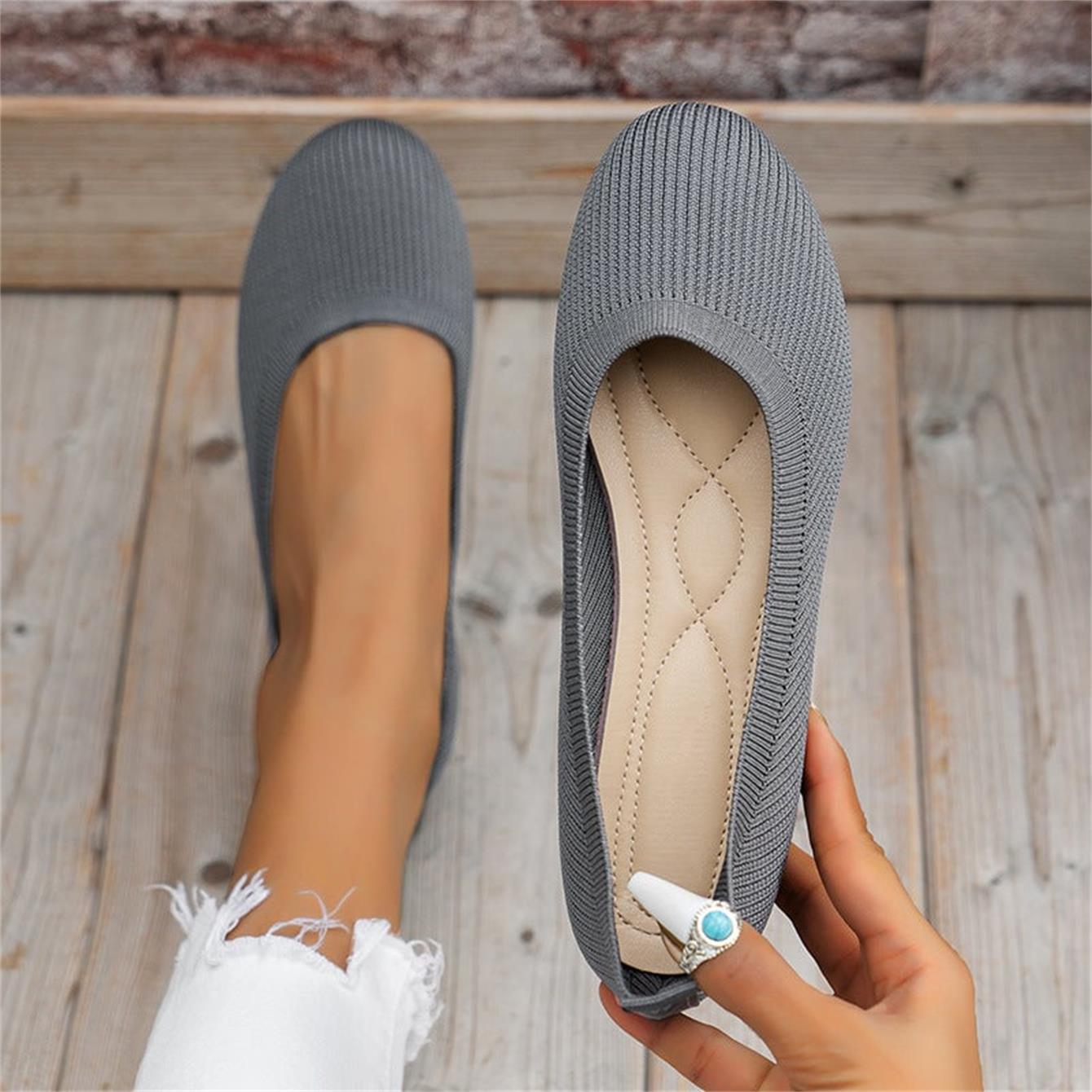 🔥Last Day 50% OFF - Women Breathable Slip On Arch Support Non-Slip Casual Shoes