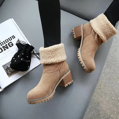 （🔥LAST DAY 50% OFF🔥）💝Women's Soft Waterproof Wool Lining Boots