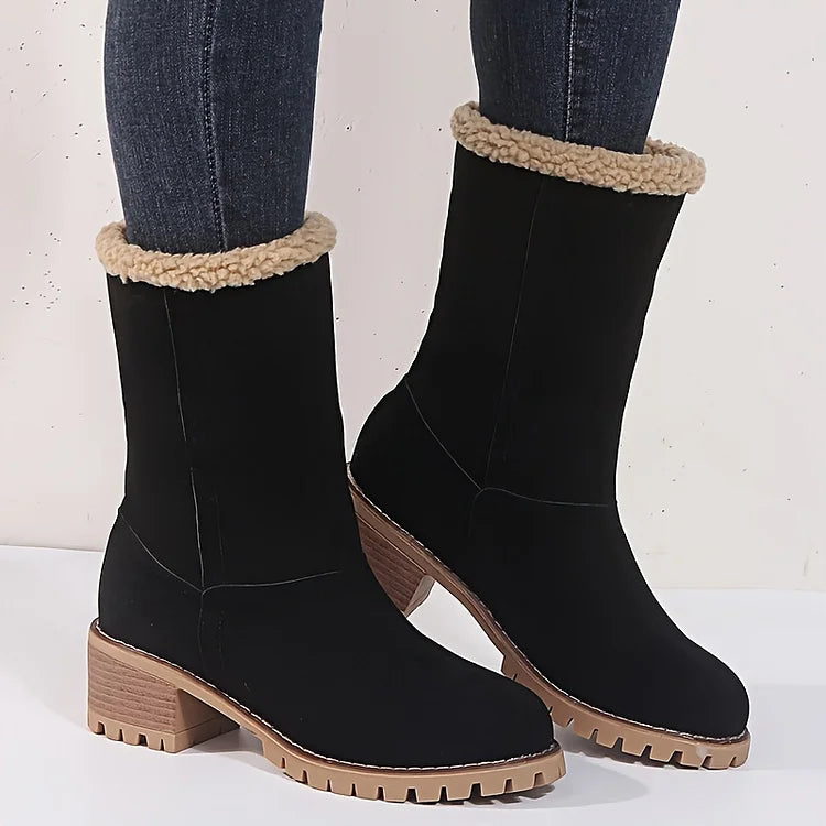 （🔥LAST DAY 50% OFF🔥）💝Women's Soft Waterproof Wool Lining Boots