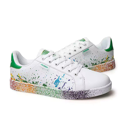 LetcloTM Summer Personality Spray Color Couple Sneakers