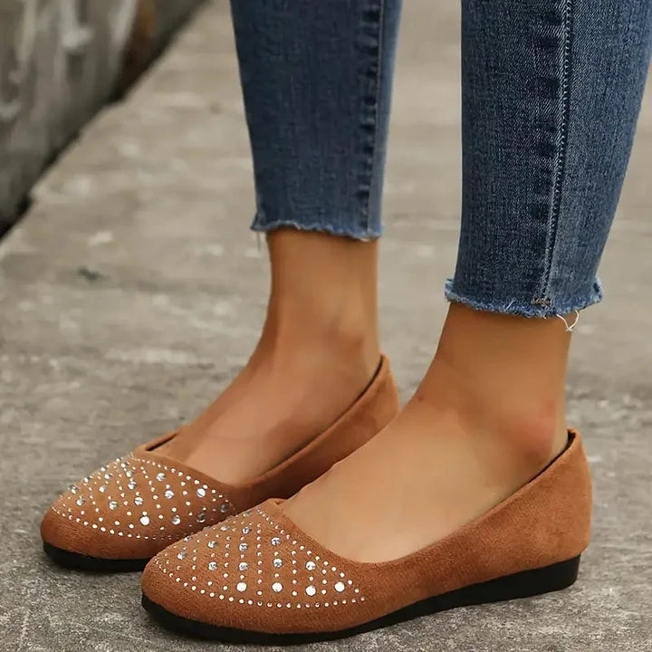 🔥Last Day 50% OFF 🔥Women's Rhinestone Flat Shoes