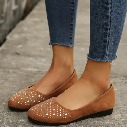 🔥Last Day 50% OFF 🔥Women's Rhinestone Flat Shoes