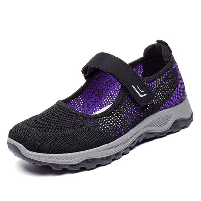 LetcloTM Fly Knit Woven Orthopedic Arch Support Slip-on Shoes