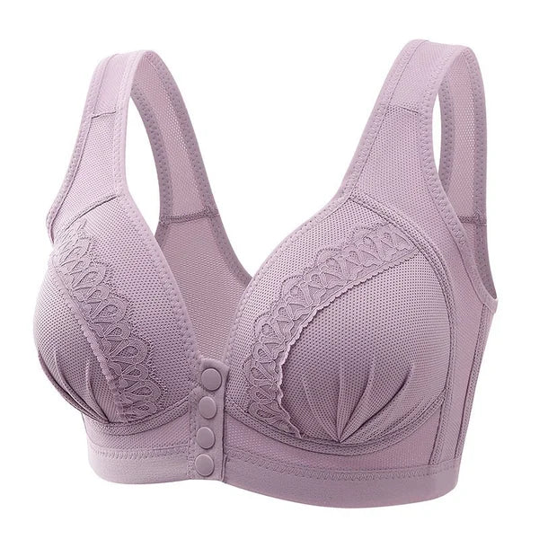 💕BUY 1 GET 2 FREE💕-2023 Front Button Breathable Skin-Friendly Cotton Bra