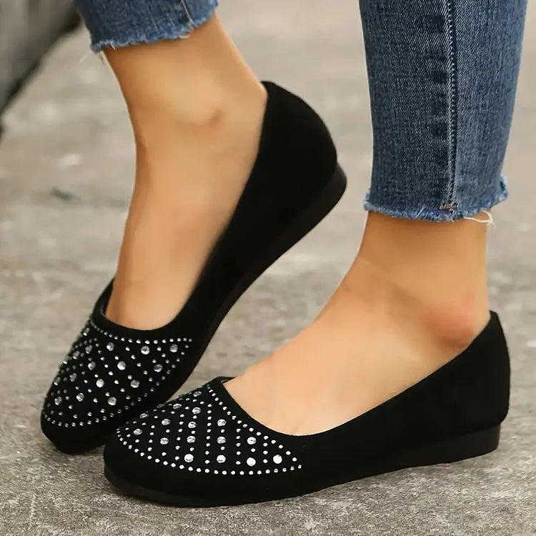 🔥Last Day 50% OFF 🔥Women's Rhinestone Flat Shoes