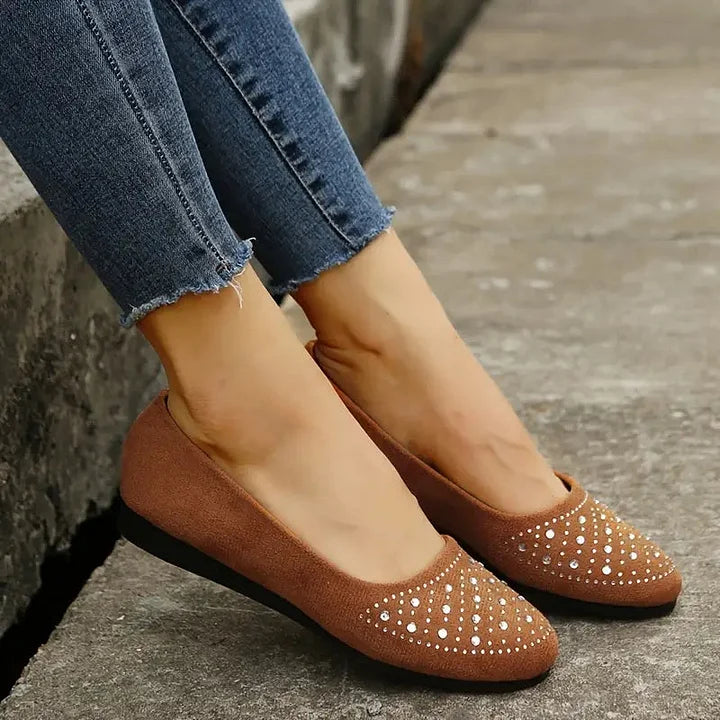 🔥Last Day 50% OFF 🔥Women's Rhinestone Flat Shoes