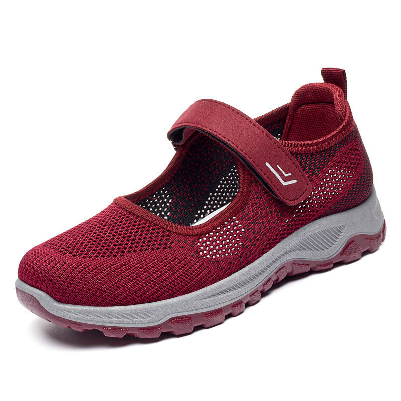 LetcloTM Fly Knit Woven Orthopedic Arch Support Slip-on Shoes