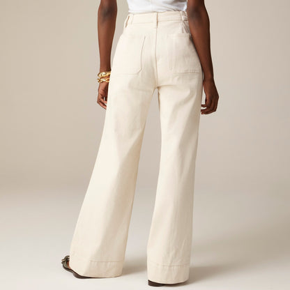 👖Tummy Control Sailor Wide Leg Trouser