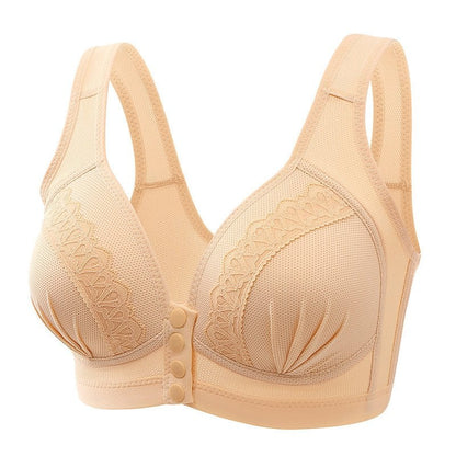 💕BUY 1 GET 2 FREE💕-2023 Front Button Breathable Skin-Friendly Cotton Bra