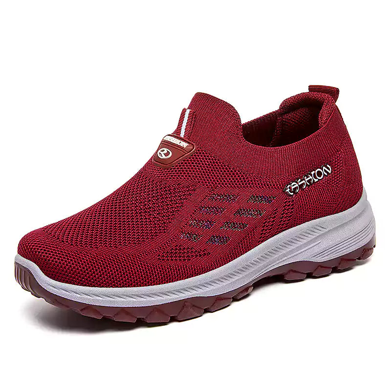 LetcloTM Fly Knit Woven Orthopedic Arch Support Slip-on Shoes