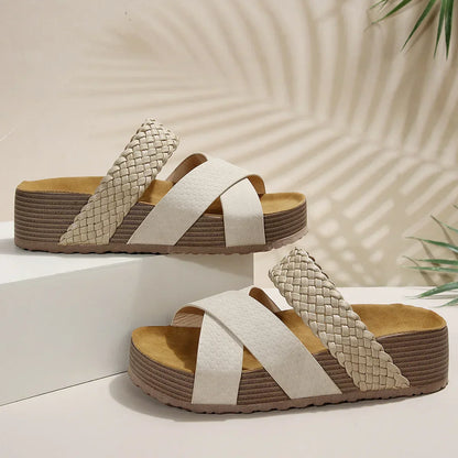 Womens Braided Sandals