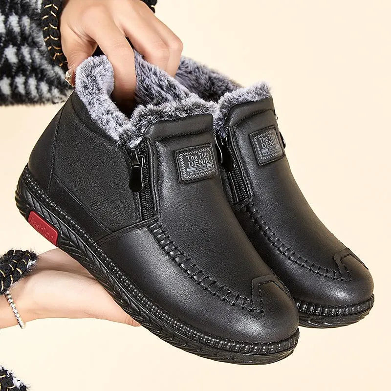 🔥HOT SALE  New fleece thickened warm snow boots