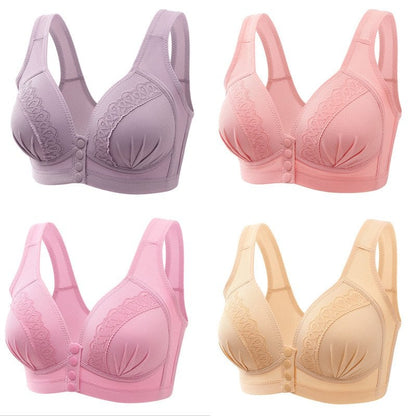 💕BUY 1 GET 2 FREE💕-2023 Front Button Breathable Skin-Friendly Cotton Bra