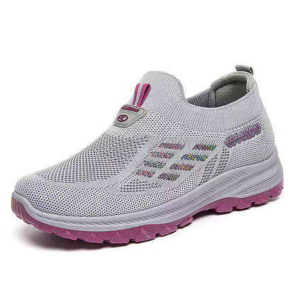 LetcloTM Fly Knit Woven Orthopedic Arch Support Slip-on Shoes