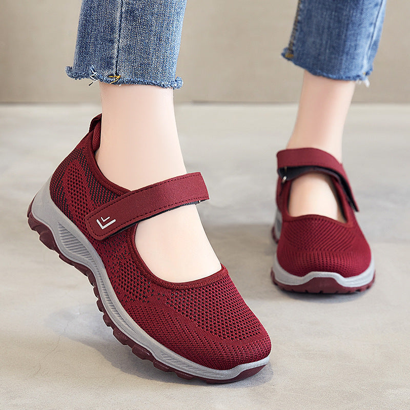 LetcloTM Fly Knit Woven Orthopedic Arch Support Slip-on Shoes