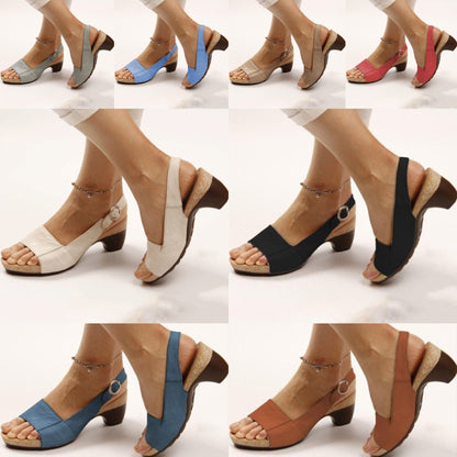 Comfortable Elegant Low Chunky Heel Shoes