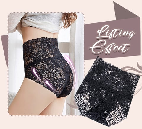 🔥5 Pairs Set Only ＄21.99- Sexy High Waist Pretty Lace Panties