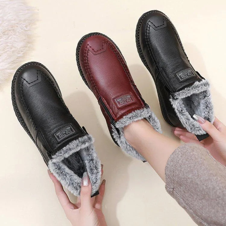 🔥HOT SALE  New fleece thickened warm snow boots