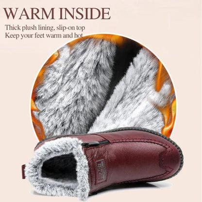 🔥HOT SALE  New fleece thickened warm snow boots