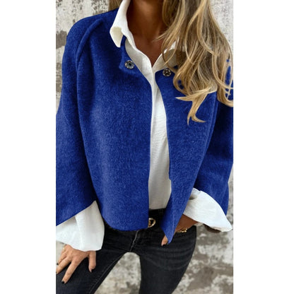 🍂Seasonal promotion super low price🍂Women's Fashion Solid Color Short Coat