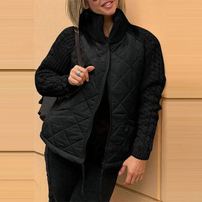 ❄️Winter Specials❄️Women's Knit Patchwork Puffy Jacket